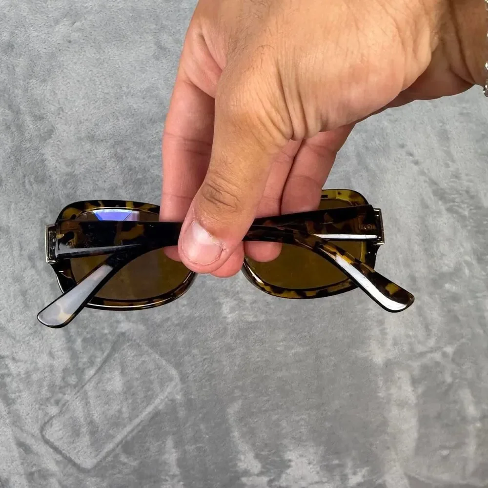 Unbranded Women's Brown and Black Sunglasses
